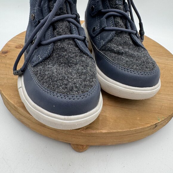 SOREL EXPLORER WATERPROOF LACE-UP INSULATED BOOTS IN INDIA INK NWT KIDS SIZE 13 - Picture 9 of 12